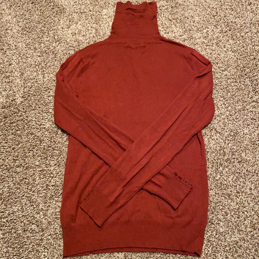 Rust atmosphere turtleneck